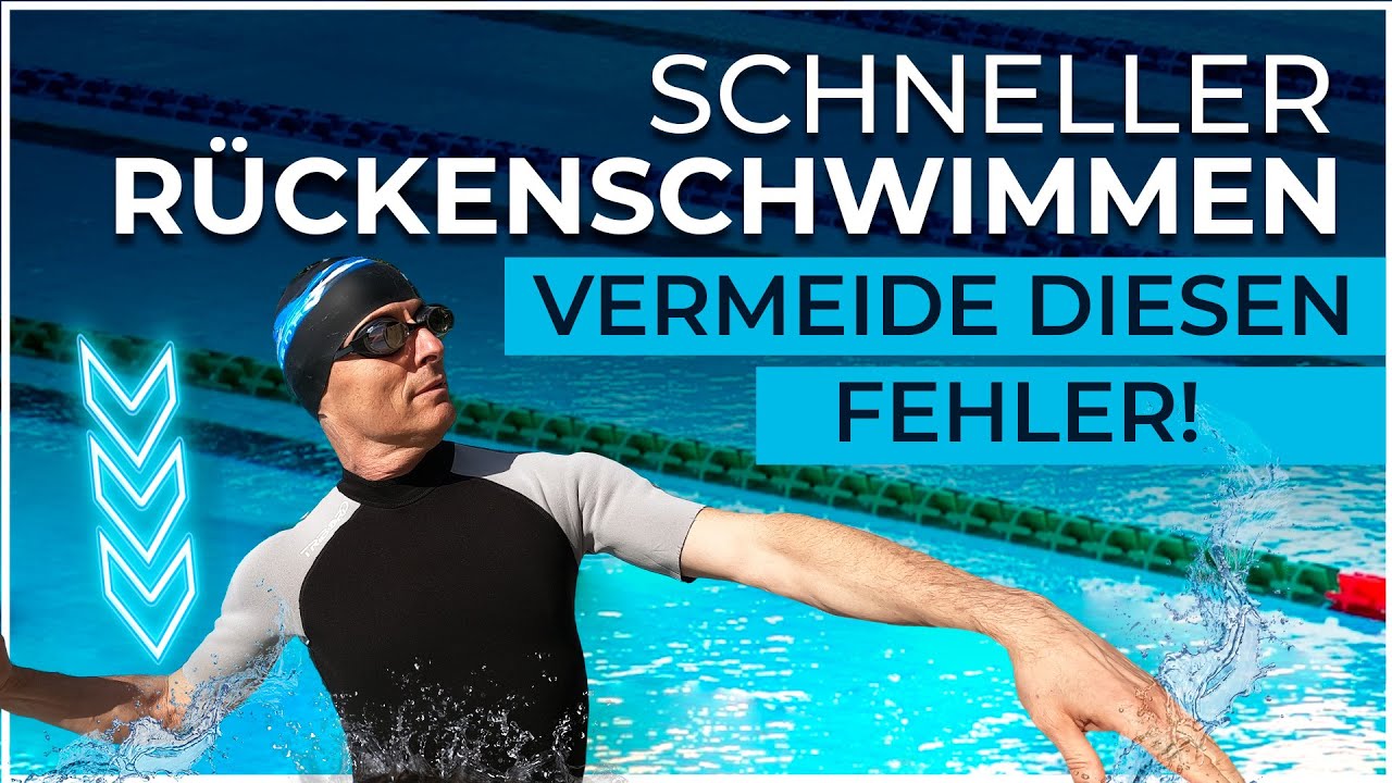 Schneller Rückenschwimmen? Machen Sie nicht diesen Fehler! (Arm beugen)