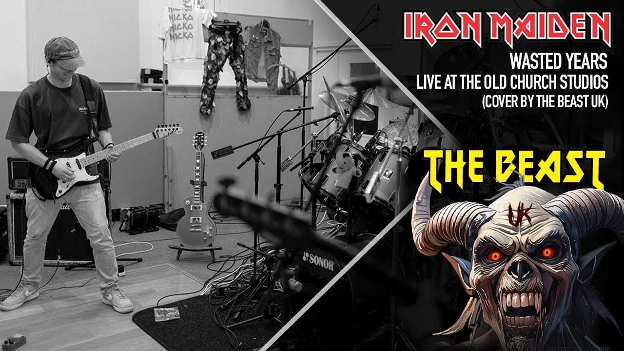 Wasted Years (Iron Maiden) - Live at 'The Old Church Studios' - The Beast UK