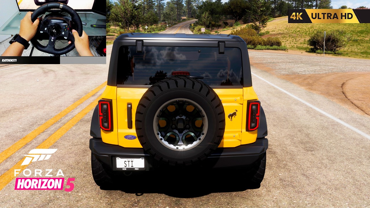 NEW PROJECT 🔥 Ford Bronco 2021 STOCK vs TUNED | Forza Horizon 5 4K Ultra HD 🎮 Logitech G920