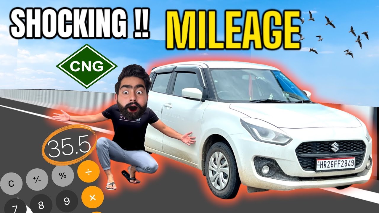 इसने तो सारी हदें पार करदी😱|| Maruti Suzuki Swift CNG MILEAGE TEST on highway😳 देख लो वर्ना पछताओगे!
