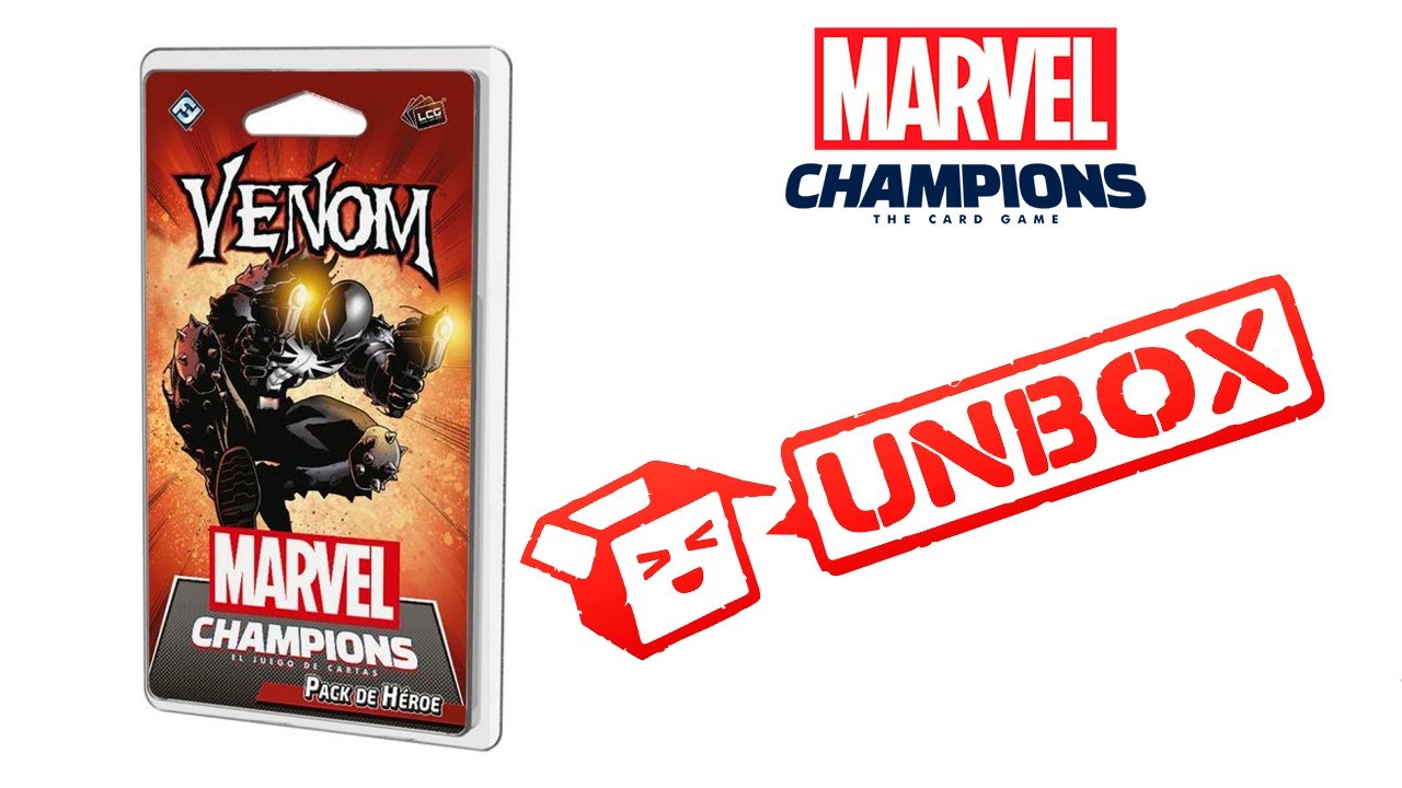 MARVEL CHAMPIONS | UNBOXING de Venom (Veneno)!