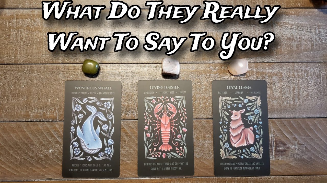 🤐💕 What Do They Really Want To Say To You? Pick A Card Love Reading