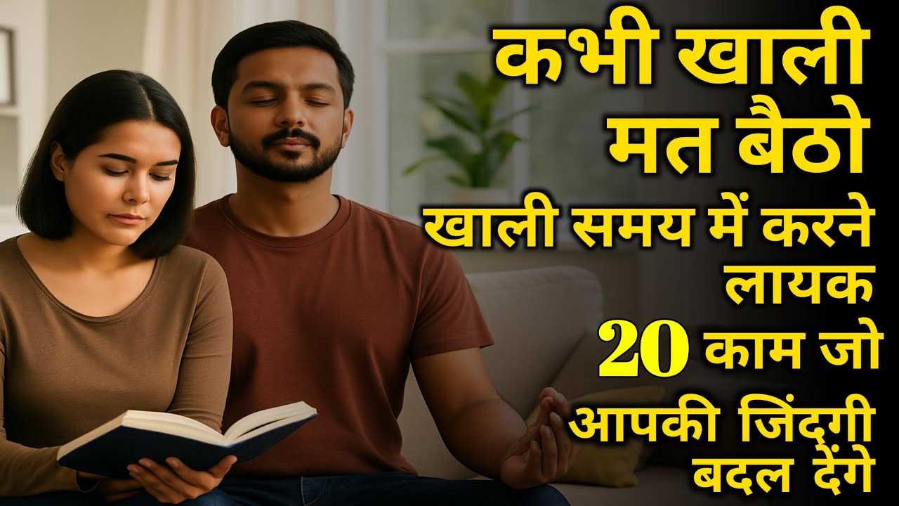 खाली समय में करने लायक 20 काम जो आपकी ज़िंदगी बदल देंगे | 