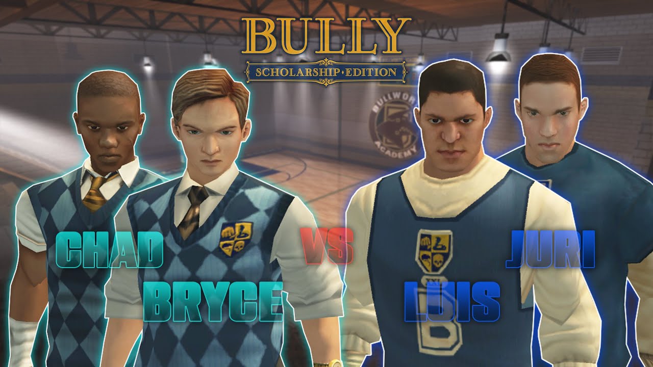Bully SE: Bryce & Chad (Preps) VS Luis & Juri (Jocks)