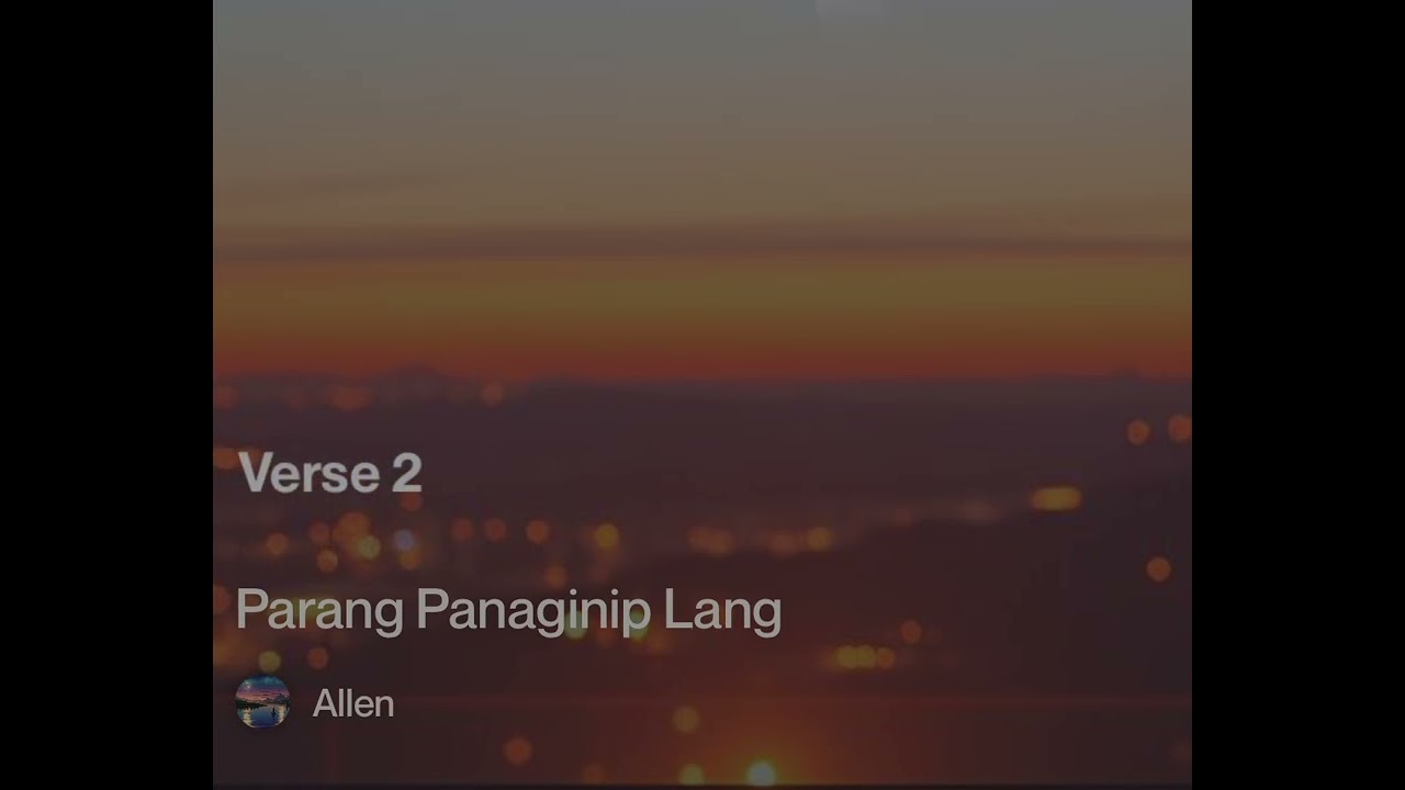 Parang Panaginip Lang
