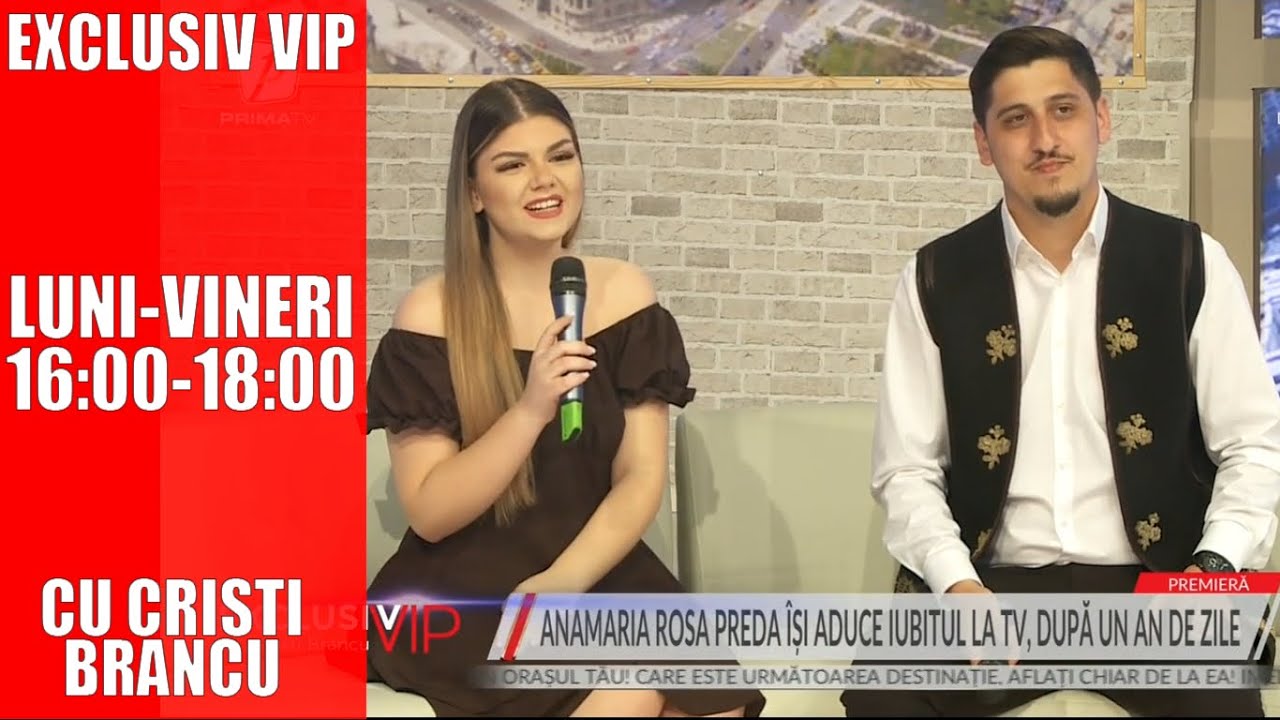 ANAMARIA ROSA PREDA, PENTRU PRIMA DATĂ LA TV ALĂTURI DE IUBIT. LUMEA ÎI CREDEA DESPĂRȚITI