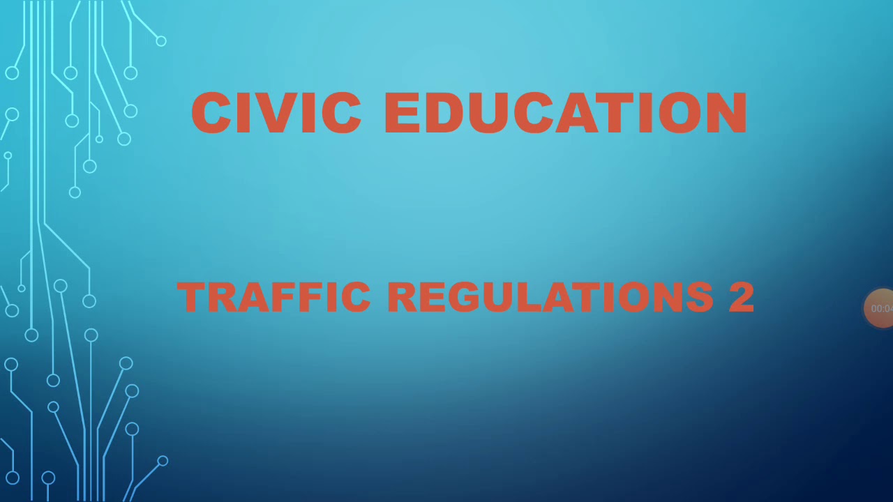 Traffic Regulations 2 by Dairo Titilope