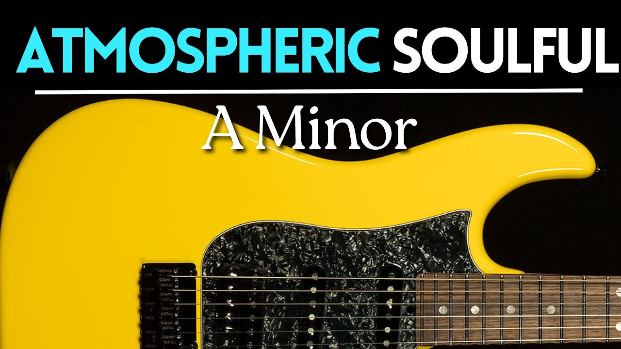 Midnight Atmospheric Soulful Guitar Backing Track Jam in A Minor