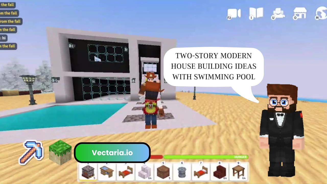 [Vectaria.io] Two-Story Modern House Building Ideas With Swimming Pool