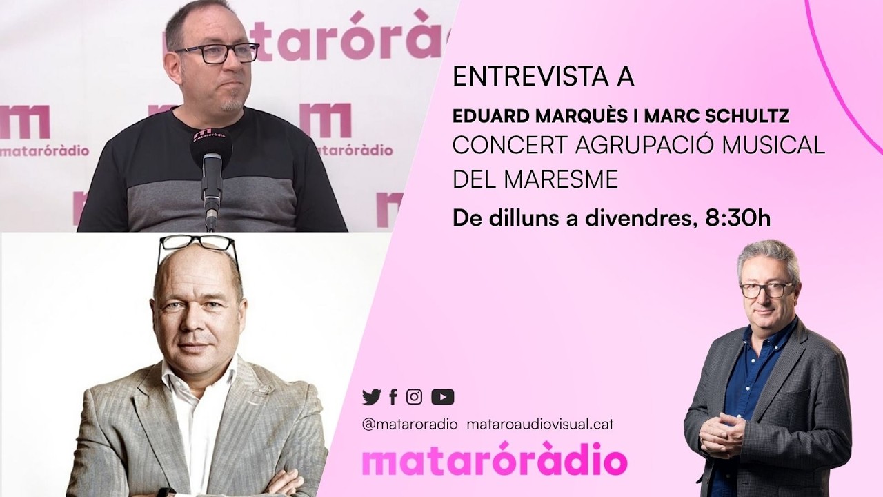 El Concert de l'Agrupació Musical de Maresme a l'Entrevista de Mataró Ràdio 05/02/2026
