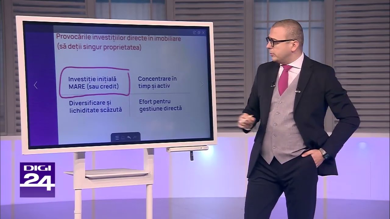 Provocările investițiilor în imobiliare. Banii în mișcare, Digi24