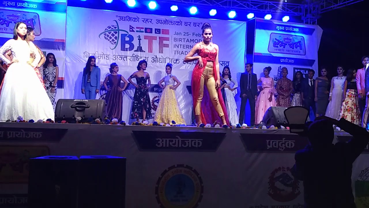 Glamorous runway 2019.