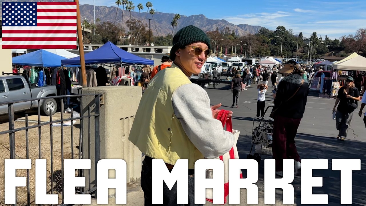 【アメリカ買付⑥-3】全米最大級のフリマでまさかの希少ヴィンテージ発見…!? in Rose Bowl Flea Market