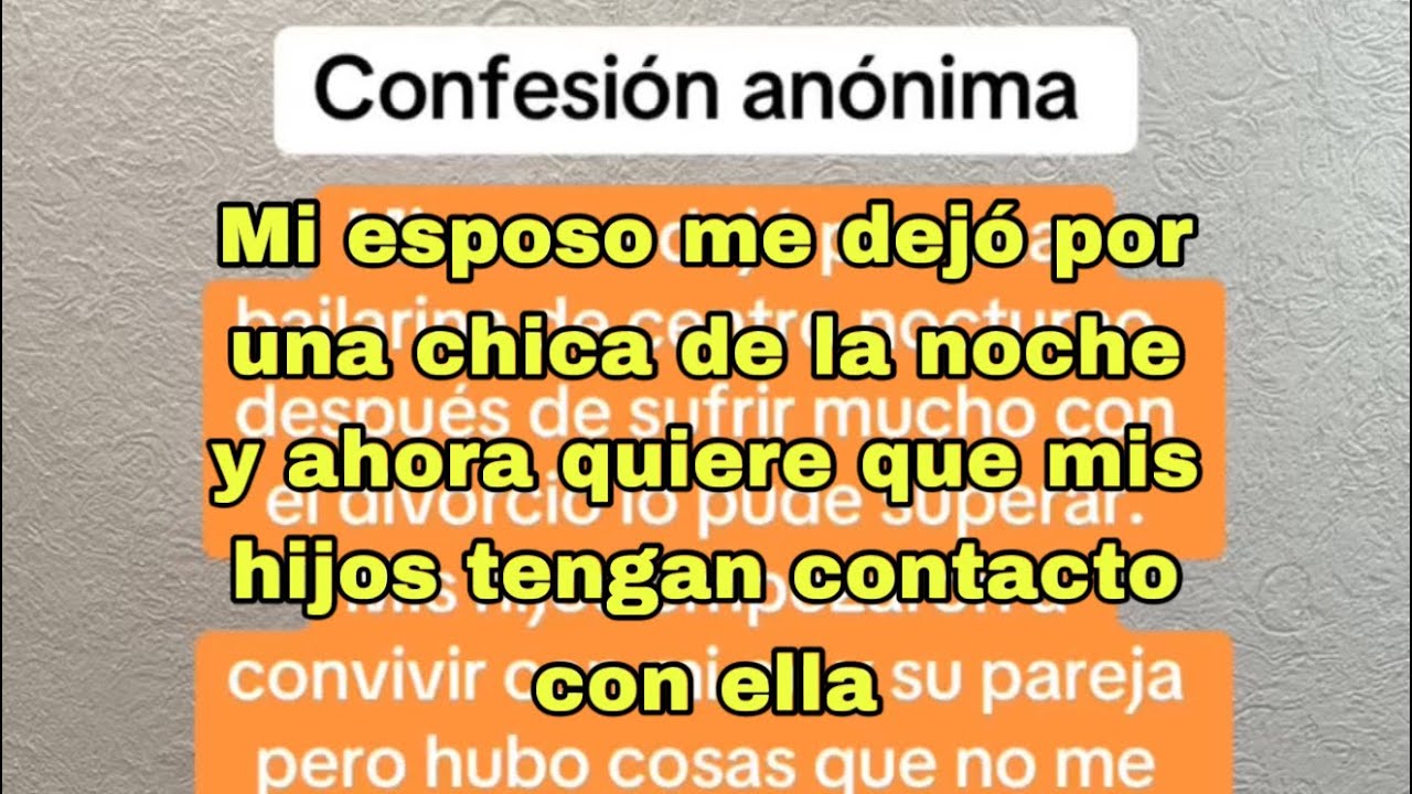 Mi ex me dejo por una bailarina nocturna y no quiero que mis hijos convivan con ella-Chisme Completo
