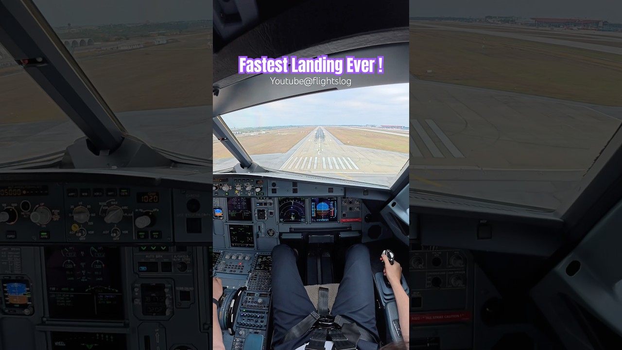 Fastest Landing Ever !! 