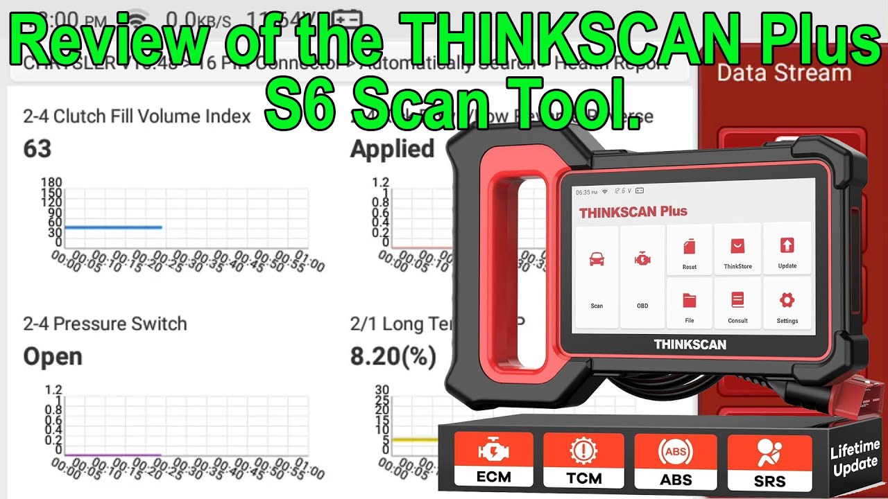 Thinkscan plus S6 Scan Tool FCA AUTOAUTH and FREE lifetime Updates.