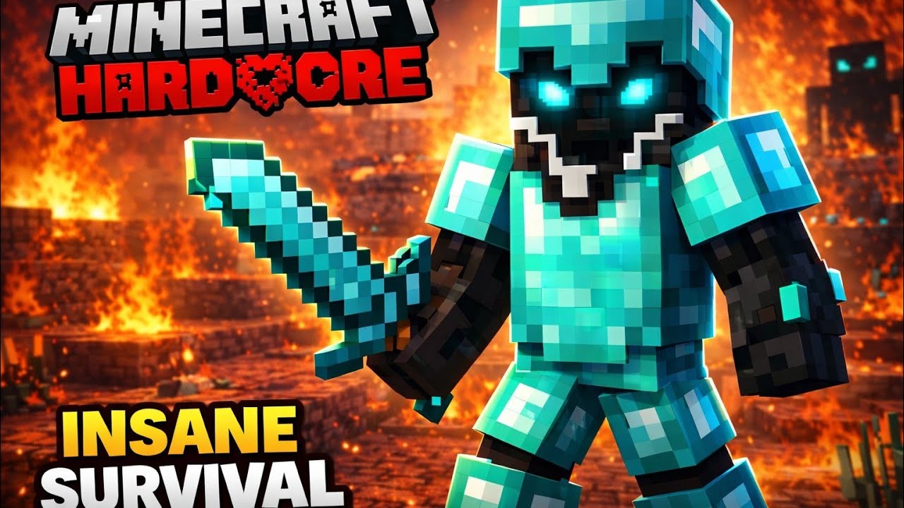 I Died on My First Day in Minecraft Hardcore...⚔️🗡️☠️