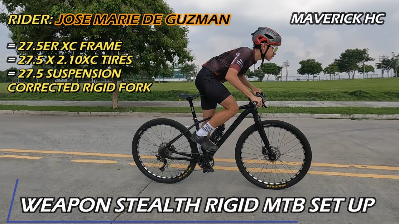 Max Chainring Size para sa WEAPON STEALTH MTB Frame ni Jose Marie De Guzman