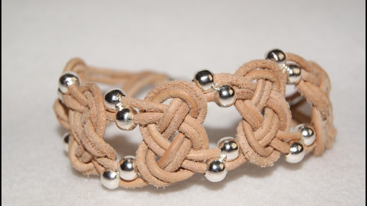 Pulsera Nudo Josefina Con Abalorios