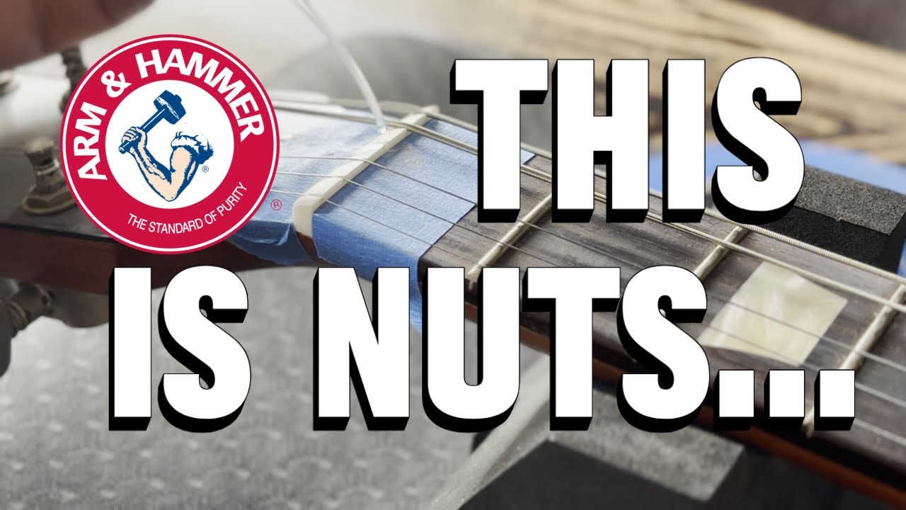 Guitar NUT Repair! Using Baking Soda and Superglue...?