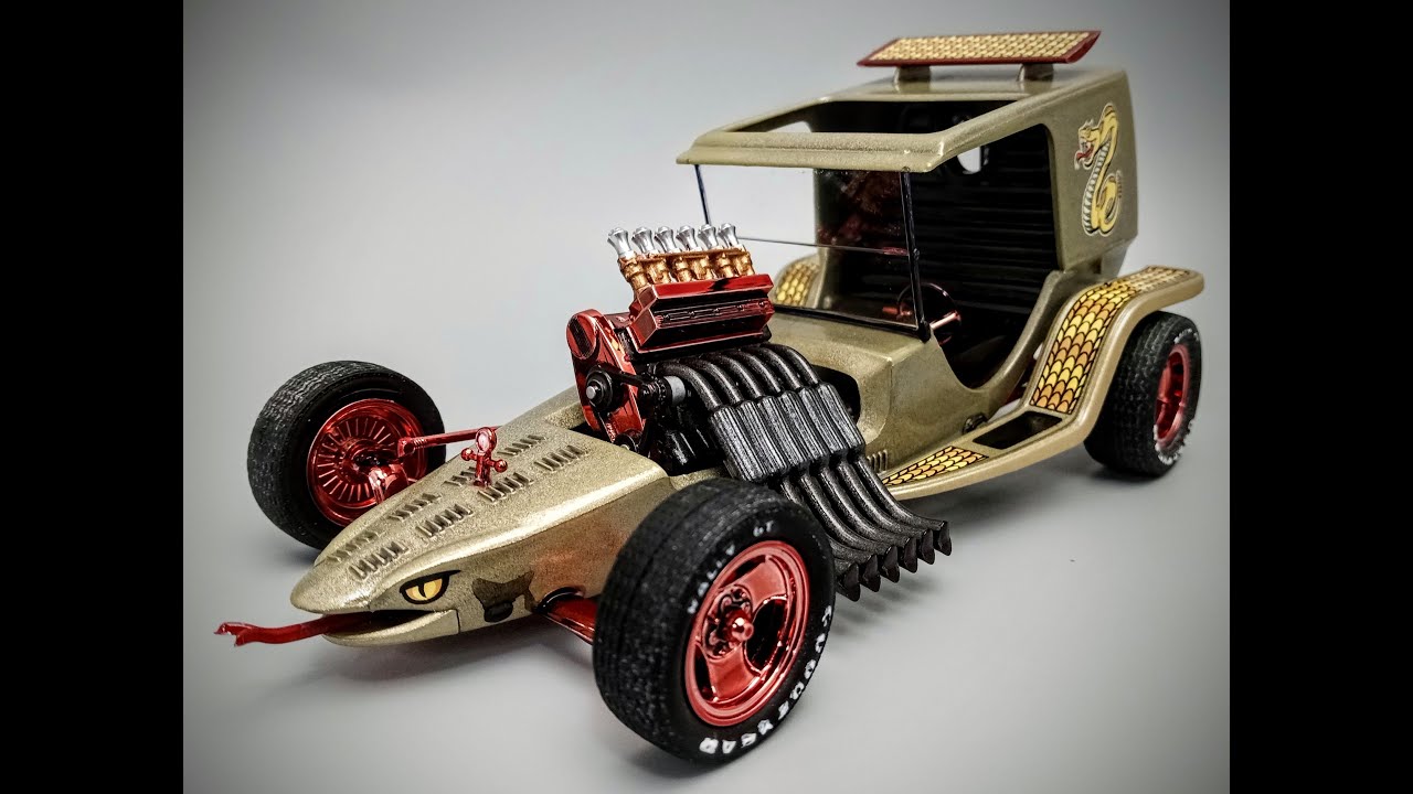 Sidewinder Custom Show Rod Pontiac Tom Daniel 1/24 Scale Model Kit Build How To Assemble Paint Decal