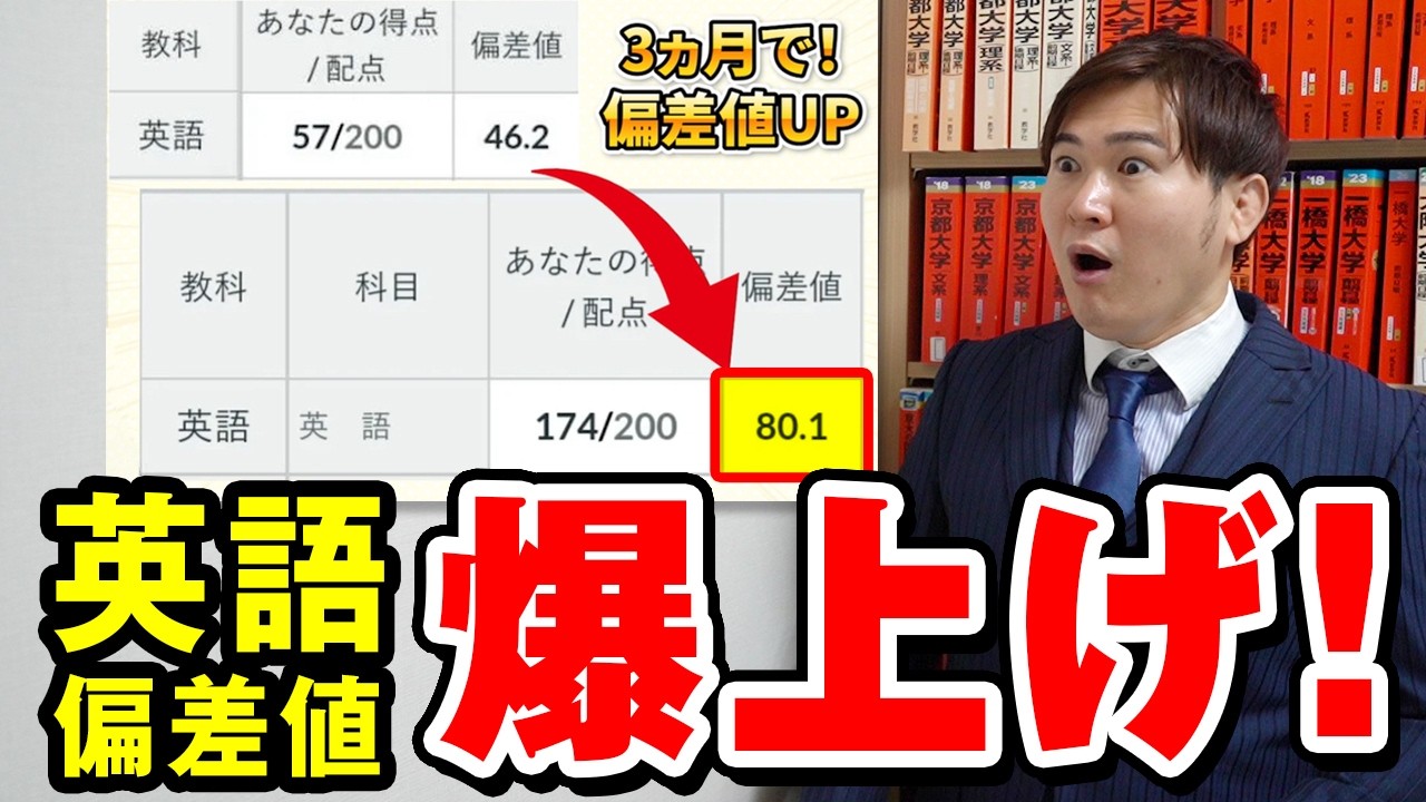 【実証】偏差値33.9UP！3ヶ月で英語を武器に変える英語勉強法