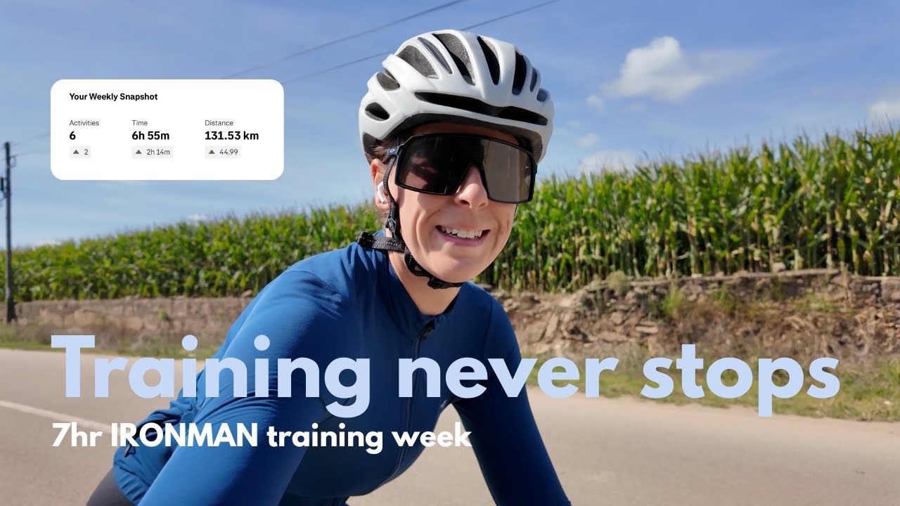TRAINING NEVER STOPS | 7hr IRONMAN Training Week | WEEKLY VLOG | SOFIA FRANEK