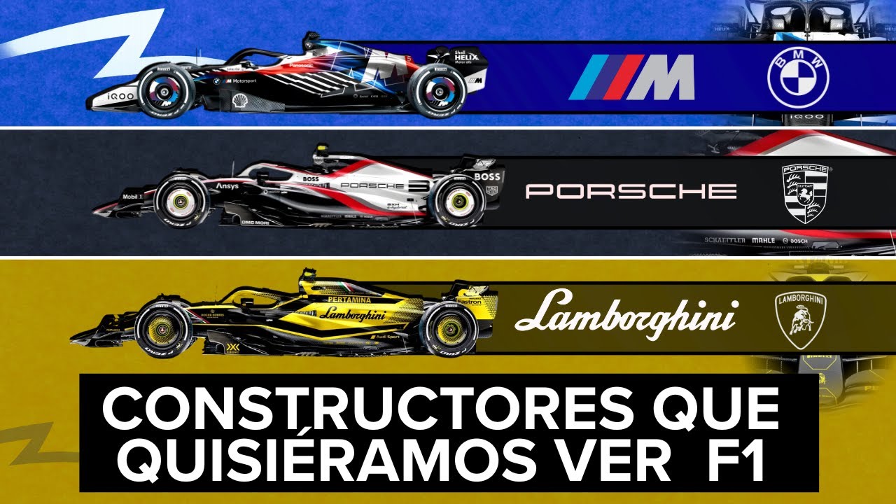 TOP 7 - MARCAS AUTOMOTRICES QUE QUISIERA VER EN F1 (Y SUS FALLIDAS HISTORIAS EN LA F1) REMAKE