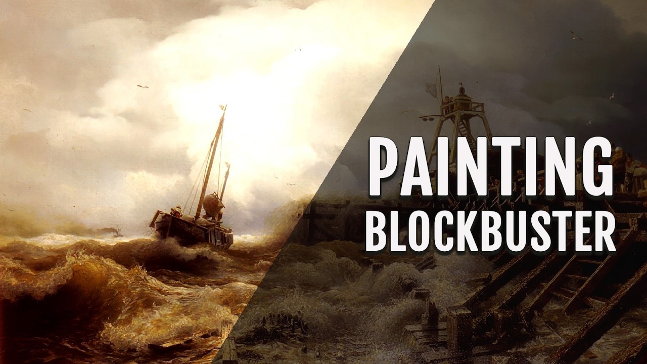 Andreas Achenbach: The Painter Who Mastered Disaster Before Hollywood #arthistory #marineart