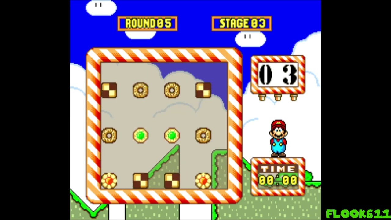 Yoshi's Cookie (SNES) Puzzle Mode Longplay
