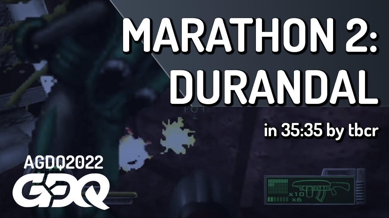 Marathon 2: Durandal by tbcr in 35:35 - AGDQ 2022 Online