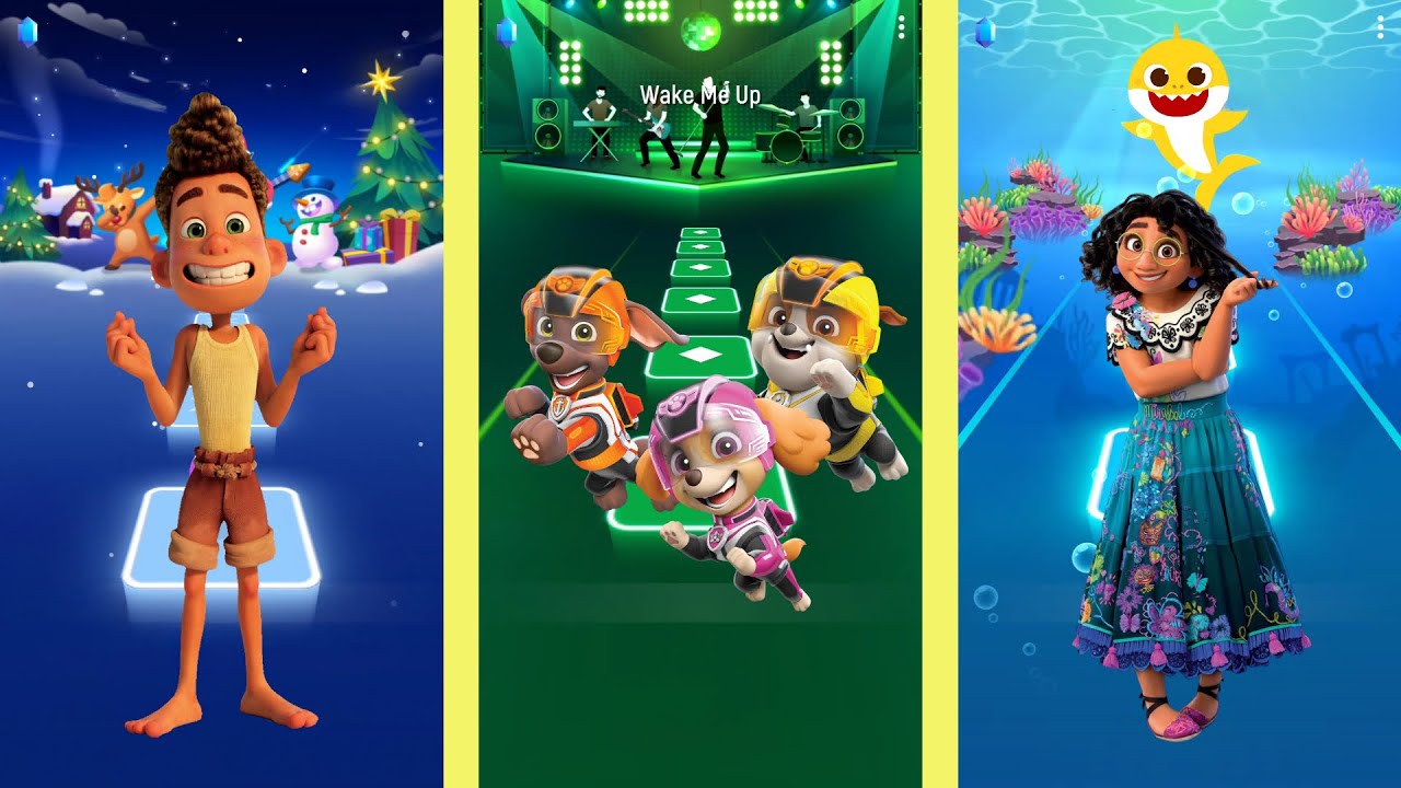 Ciao Alberto vs Paw Patrol vs Encanto Tiles hop and coffin dance music