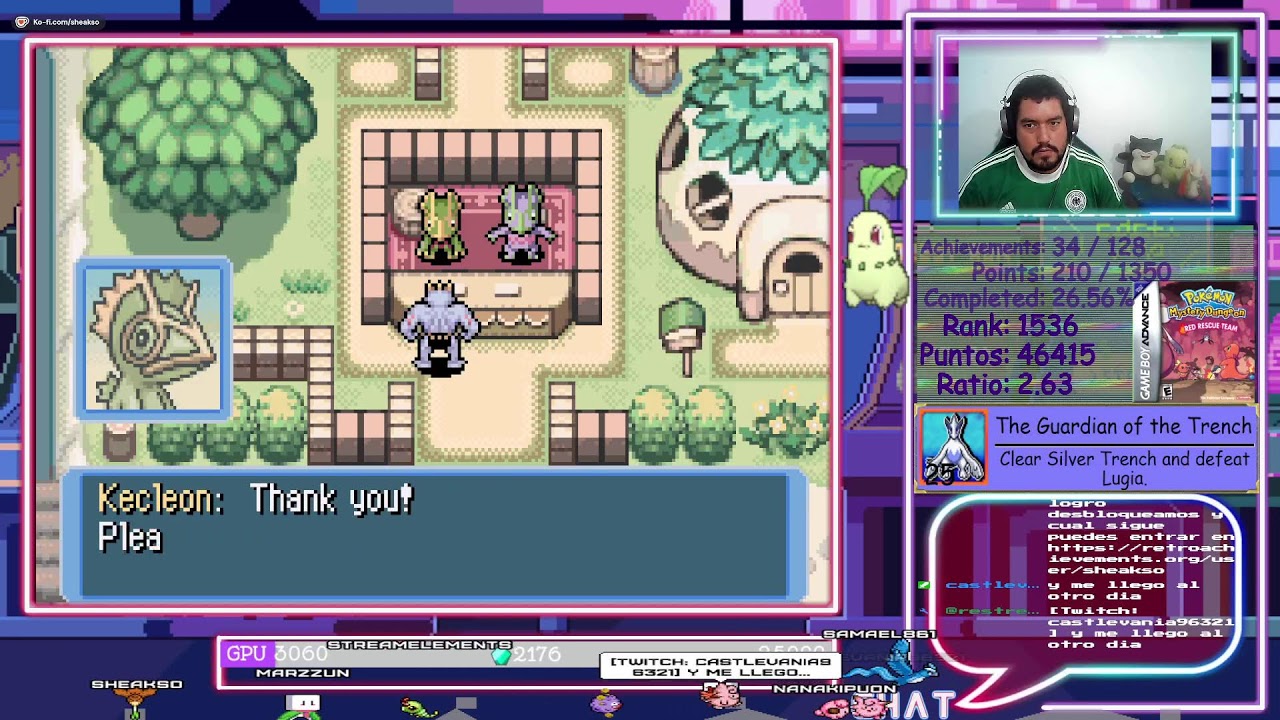 Pokémon Mystery Dungeon: Equipo de Rescate Rojo - Retroachievements - Cheevos - Logros