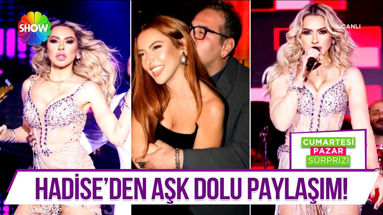 Hadise yeni yıla girerken aşka geldi!