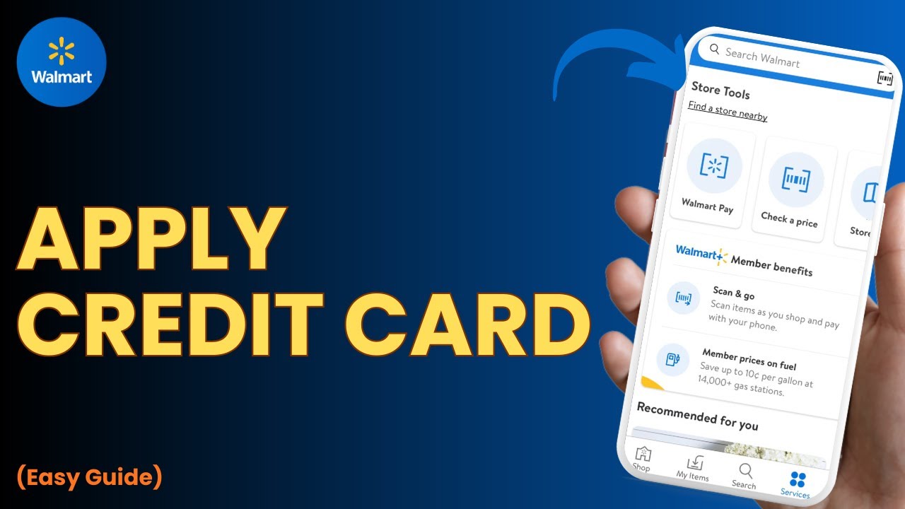 How to Apply for Walmart Credit Card in App