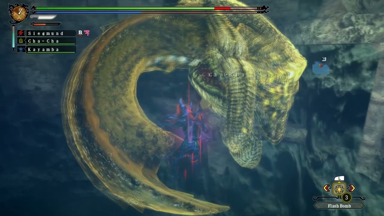 Monster Hunter 3 U - G-Rank Goldbeard Ceadeus