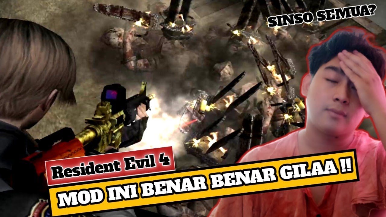 RESIDENT EVIL 4 MOD ZOMBIE SINSO SEMUA !! - Resident Evil 4 Mega Impossible Mod