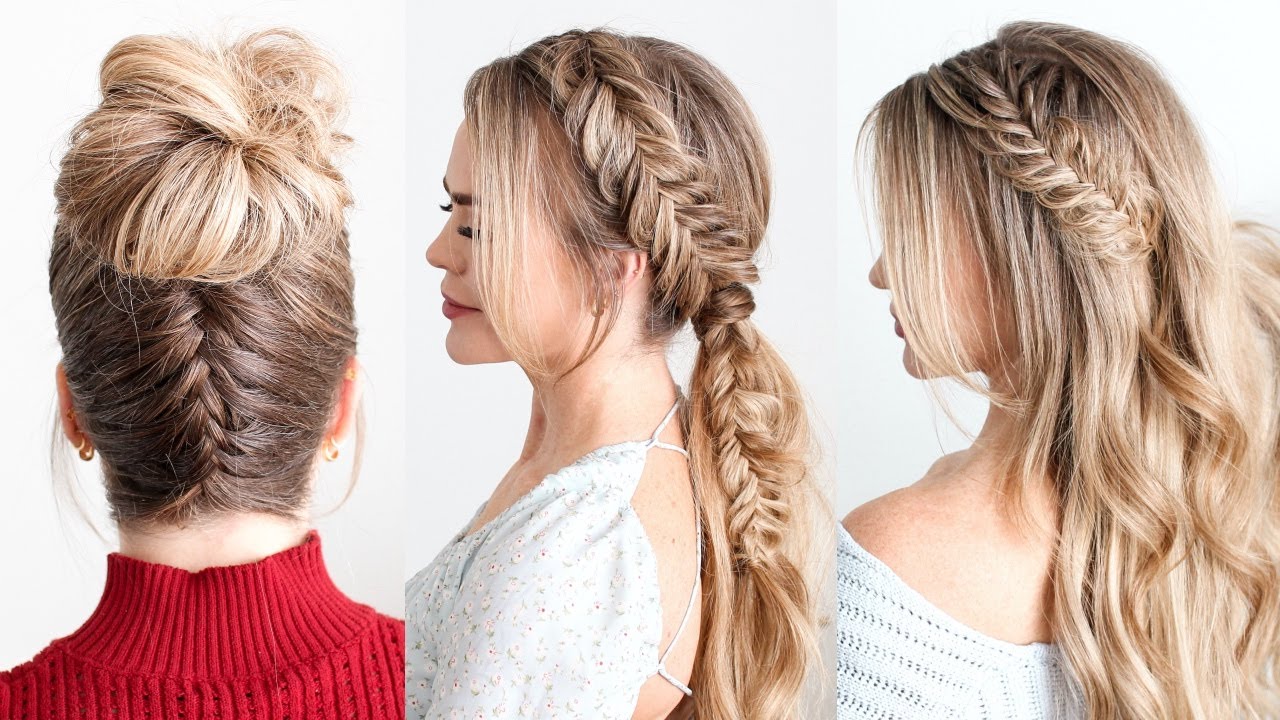 3 SPRING 🌷 FISHTAIL BRAIDS | Missy Sue
