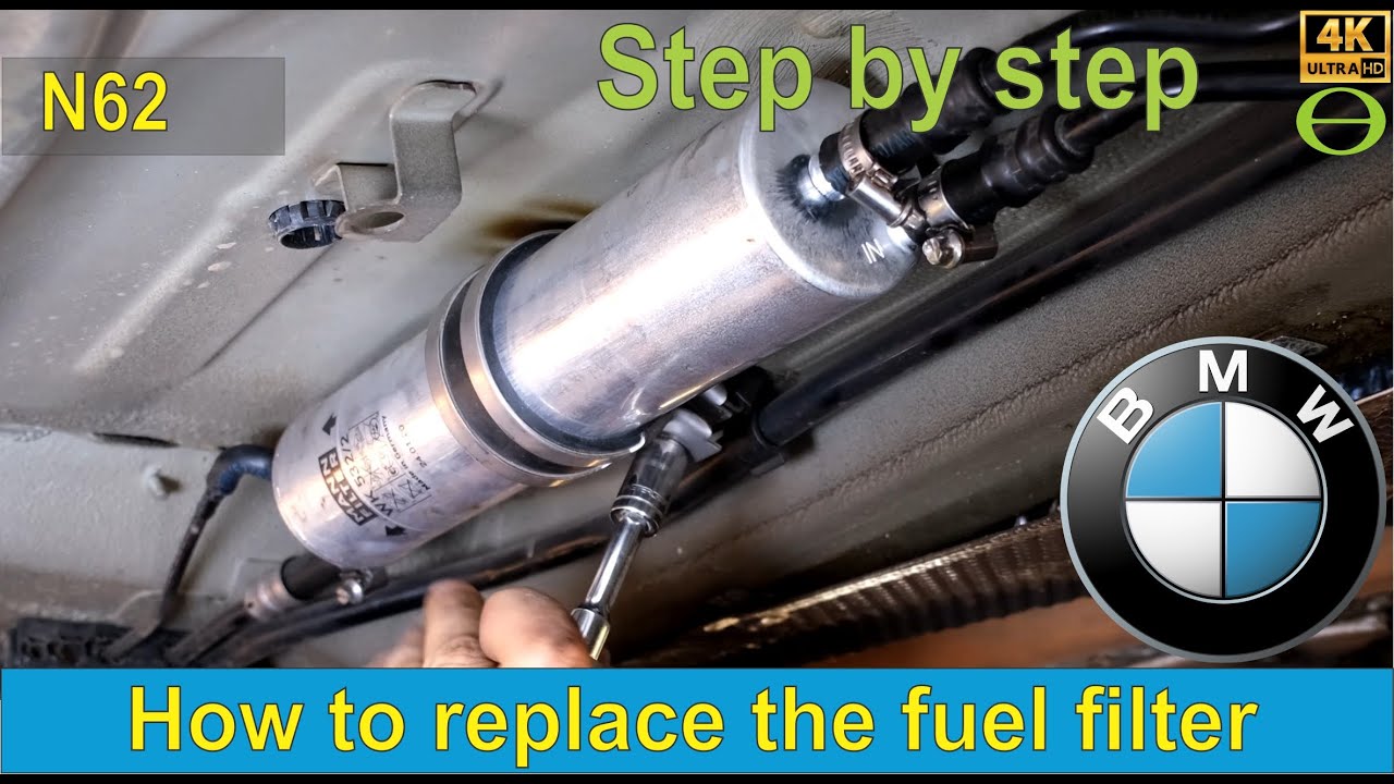 How to replace the fuel filter in a BMW - E65, N62