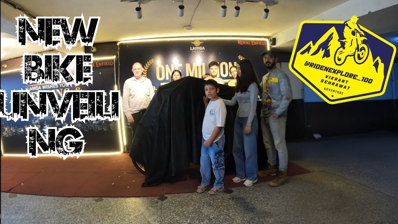 Taking Delivery of Himalayan 450 |l Royal Enfield Hanle Blackl