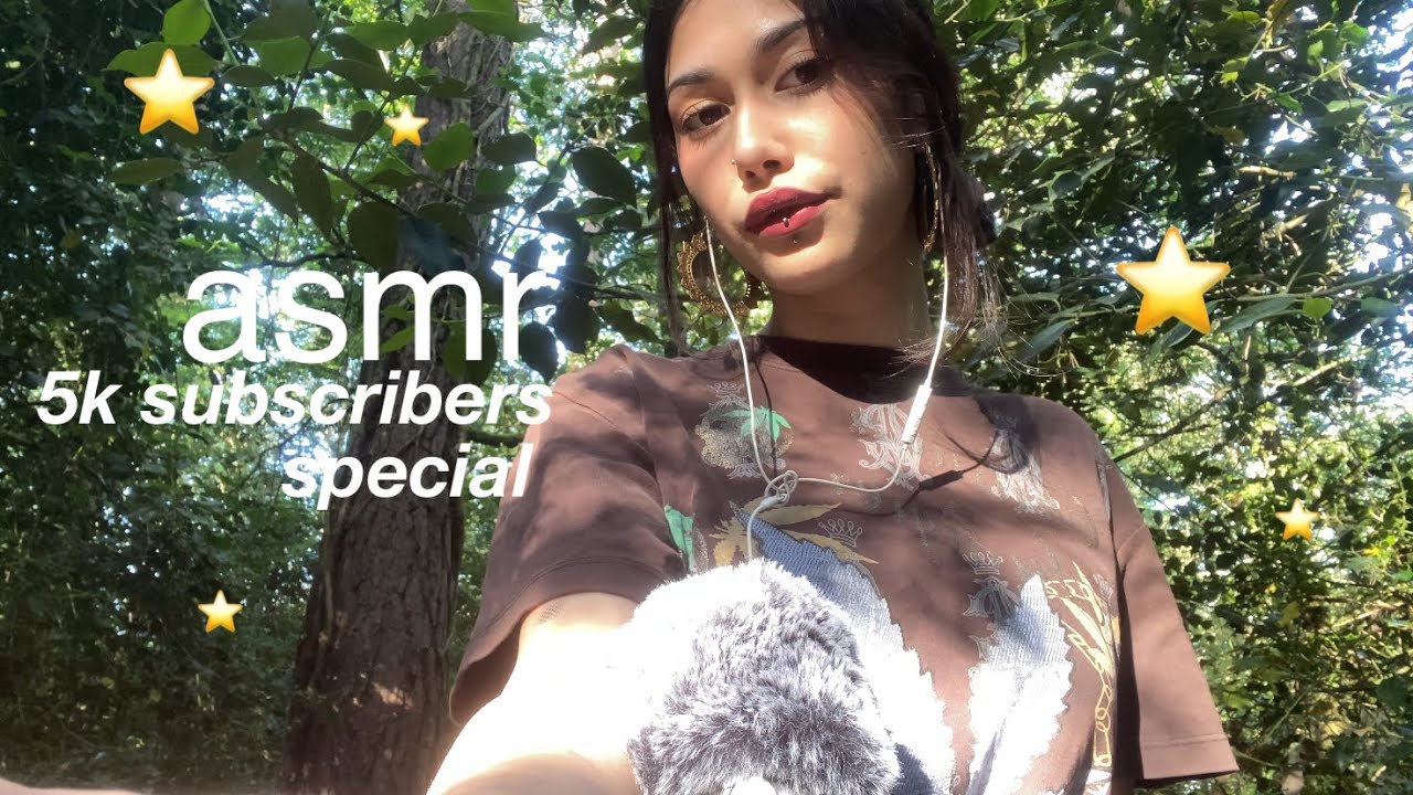 АСМР 🍃 ПОКУРИ СО МНОЙ НА ПРИРОДЕ - СПЕЦИАЛЬНОЕ ПРЕДЛОЖЕНИЕ НА 5К ПОДПИСЧИКОВ!