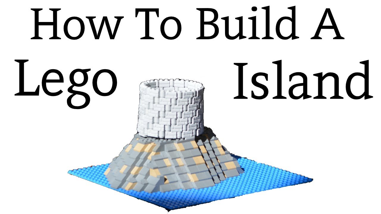 How To Build A Lego Island For a Castle!