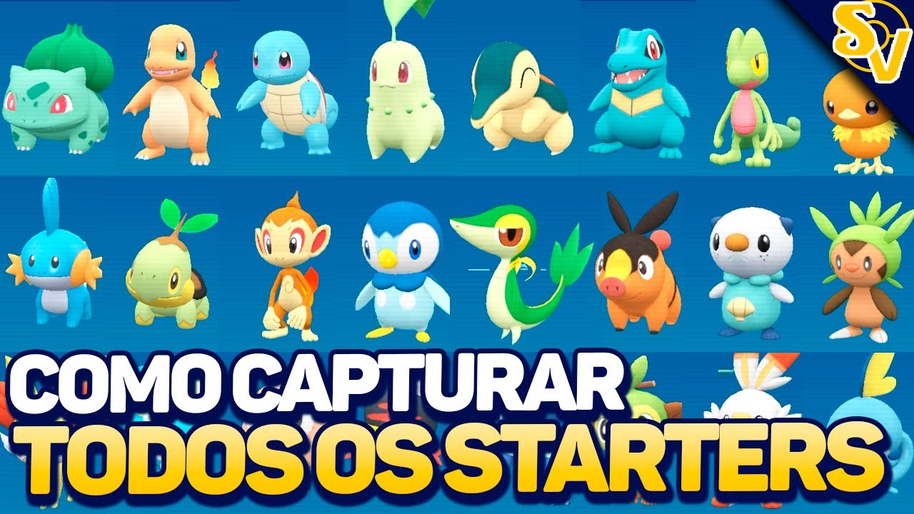 Como CAPTURAR TODOS OS 24 STARTERS no Pokémon Scarlet & Violet - DLC The Indigo Disk