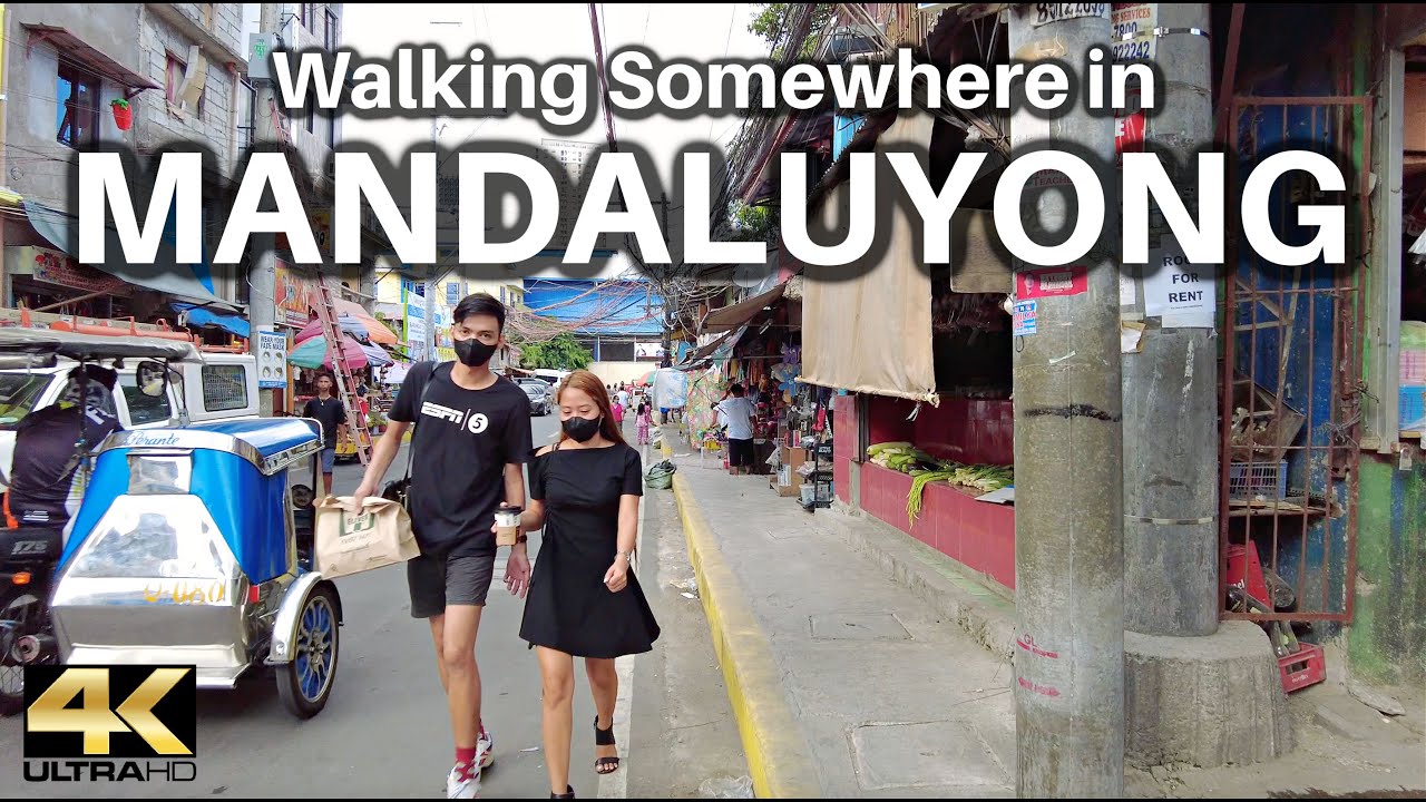 Short Walk in MANDALUYONG CITY Philippines Tour [4K]