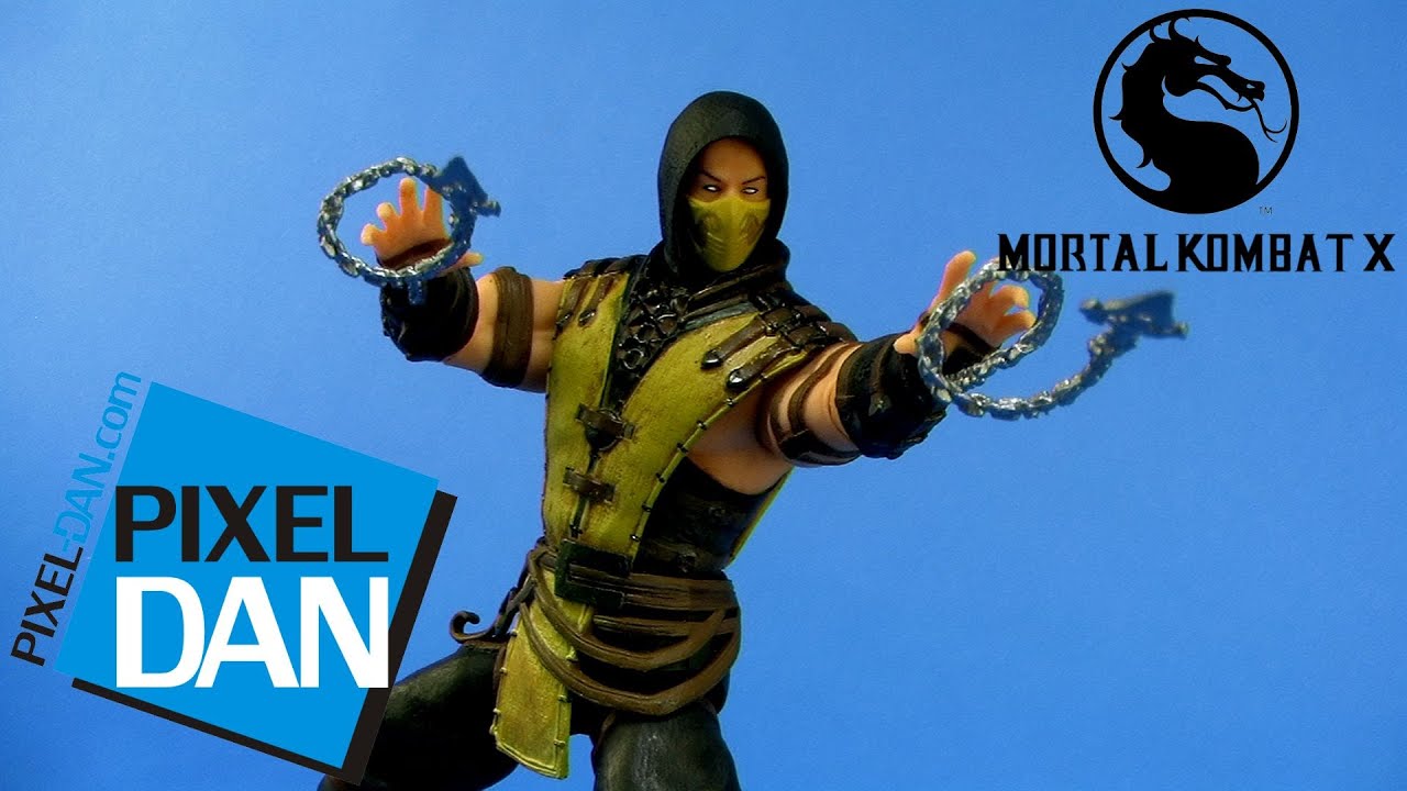 Scorpion Mortal Kombat X Mezco Toys Figure Video Review