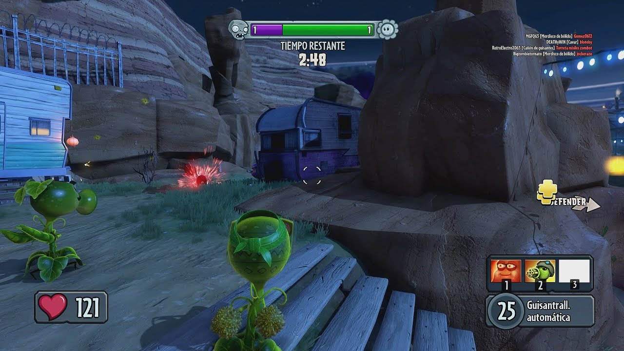 Plants vs Zombies Garden Warfare  | Loquendo | Captura o Defiende tu base #1