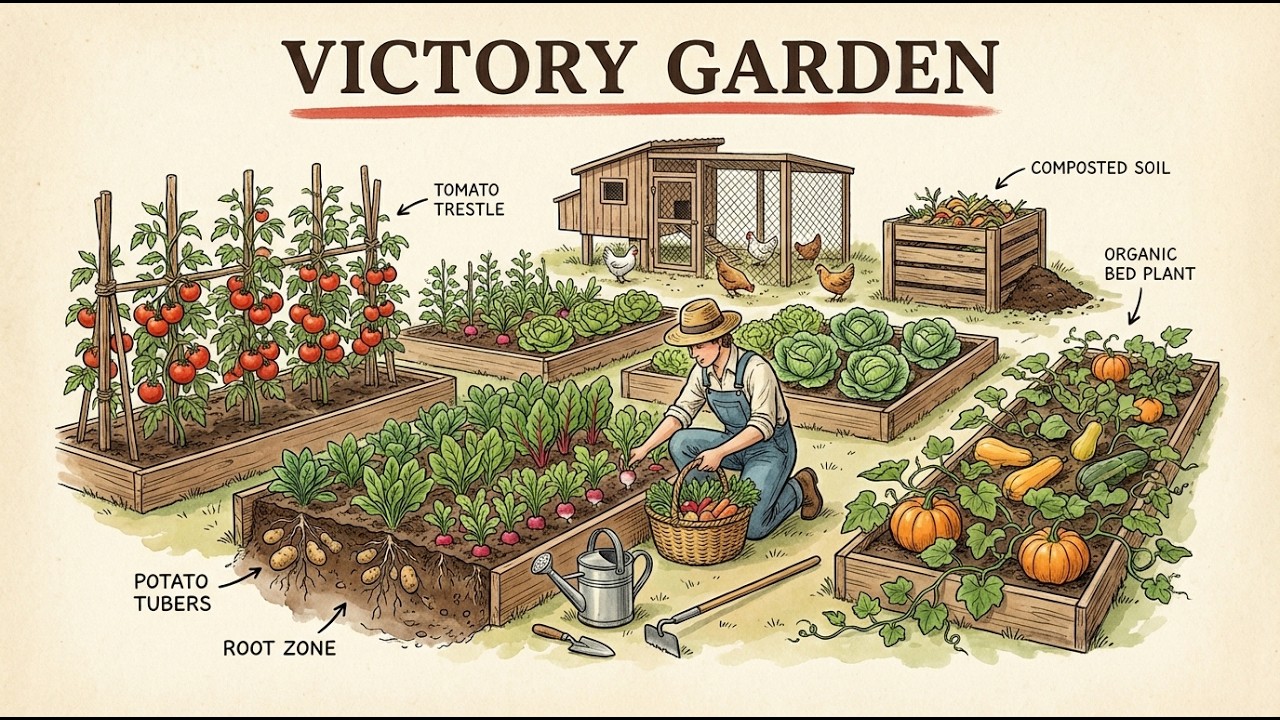 Comment construire un Victory Garden moderne pour nourrir votre famille toute l’année