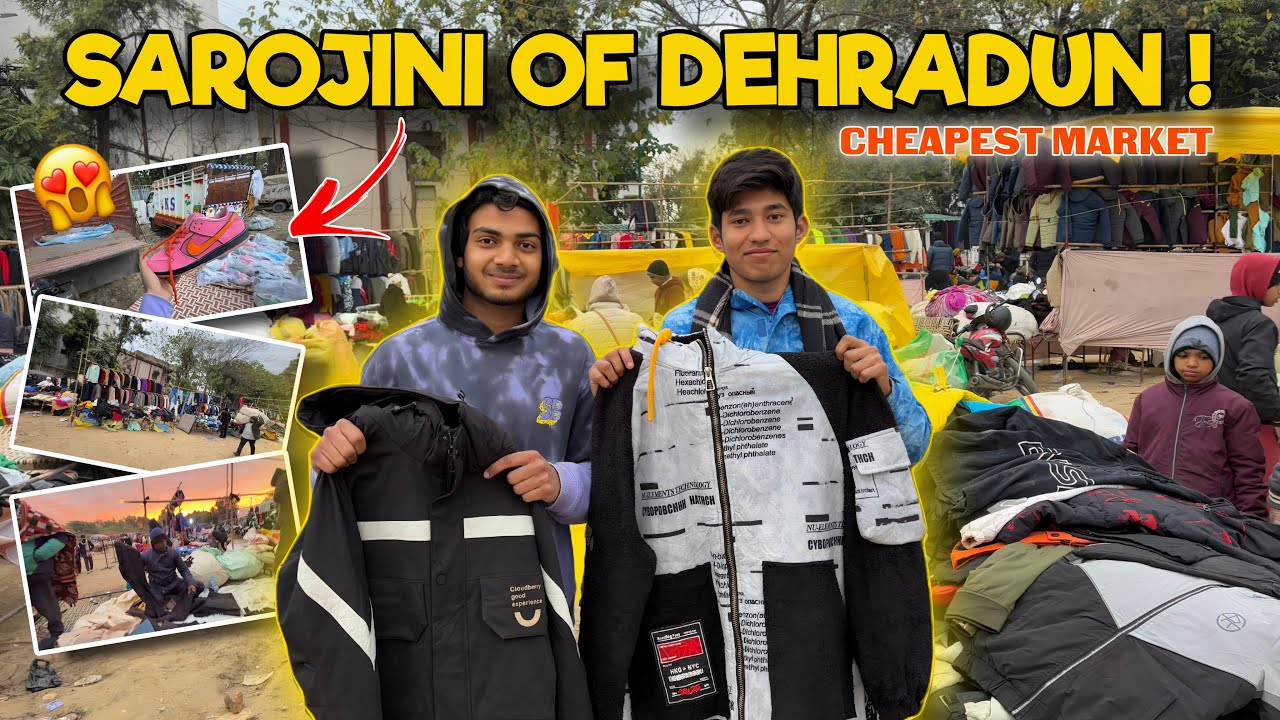 SUNDAY MARKET of Dehradun itne saste aur     kamal ke kapde aur shoes unbelievable || 2025