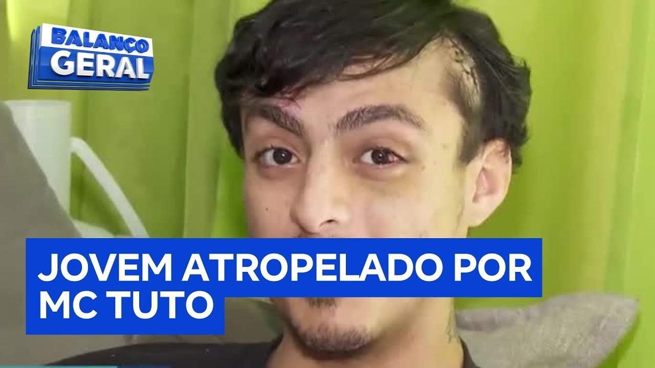 Exclusivo: jovem atropelado por MC Tuto fala pela primeira vez após o acidente