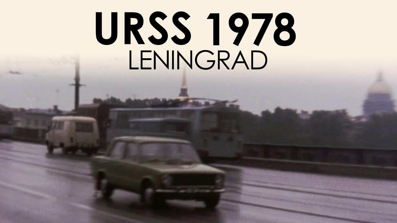 Archive footage of Leningrad in the 1970s | Russia home movie film